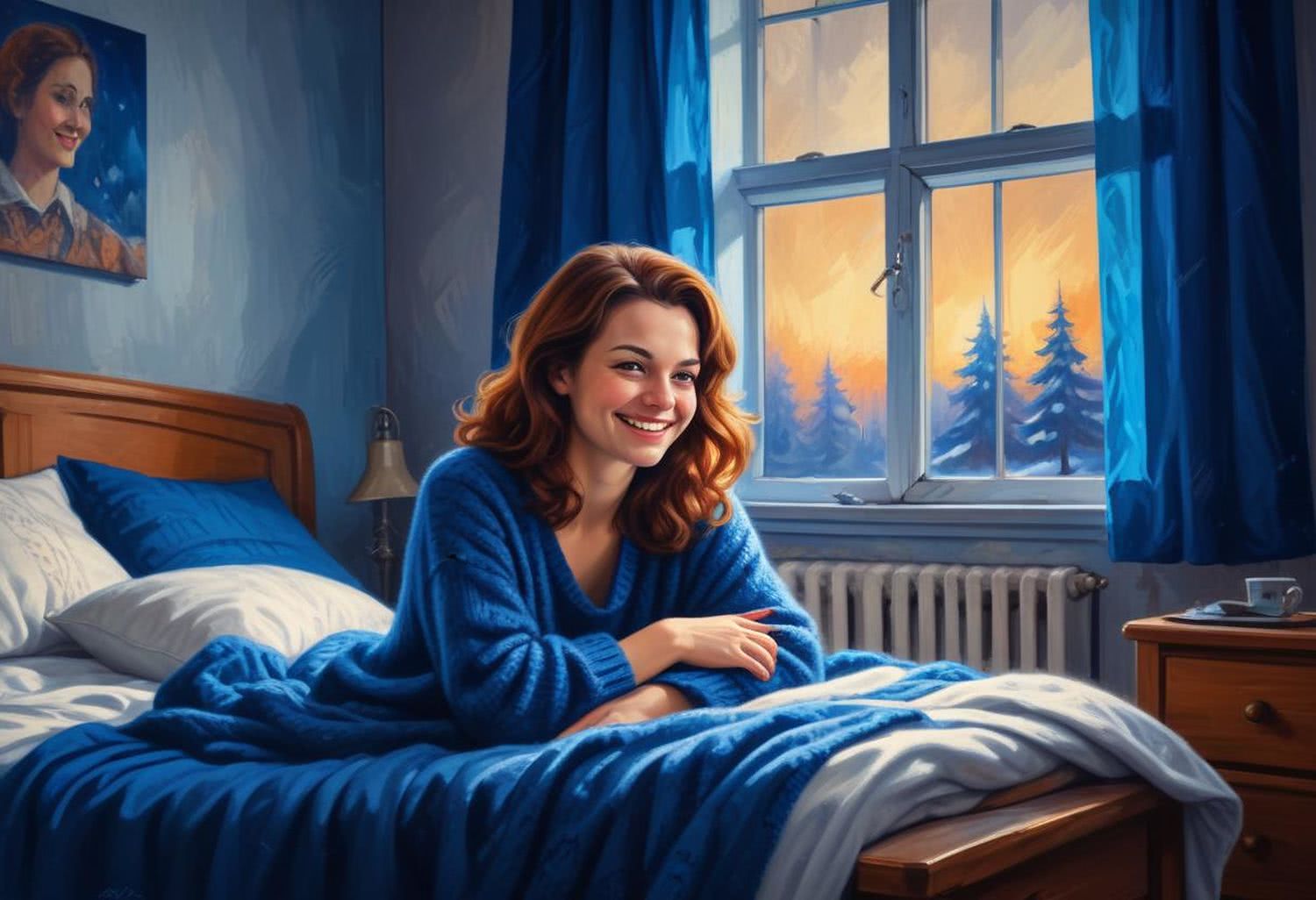 Jak stworzyć przytulną zimową sypialnię z grubimi zasłonami?