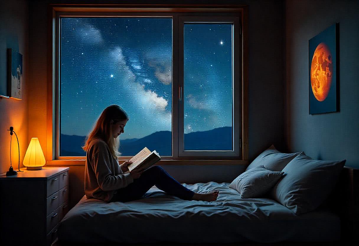 Sypialnia z Motywem Astronomicznym: Księżyc i Gwiazdy