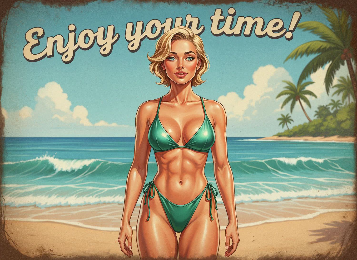 Szmaragdowe bikini metaliczne, które doda twojemu lookowi egzotycznego magnetyzmu