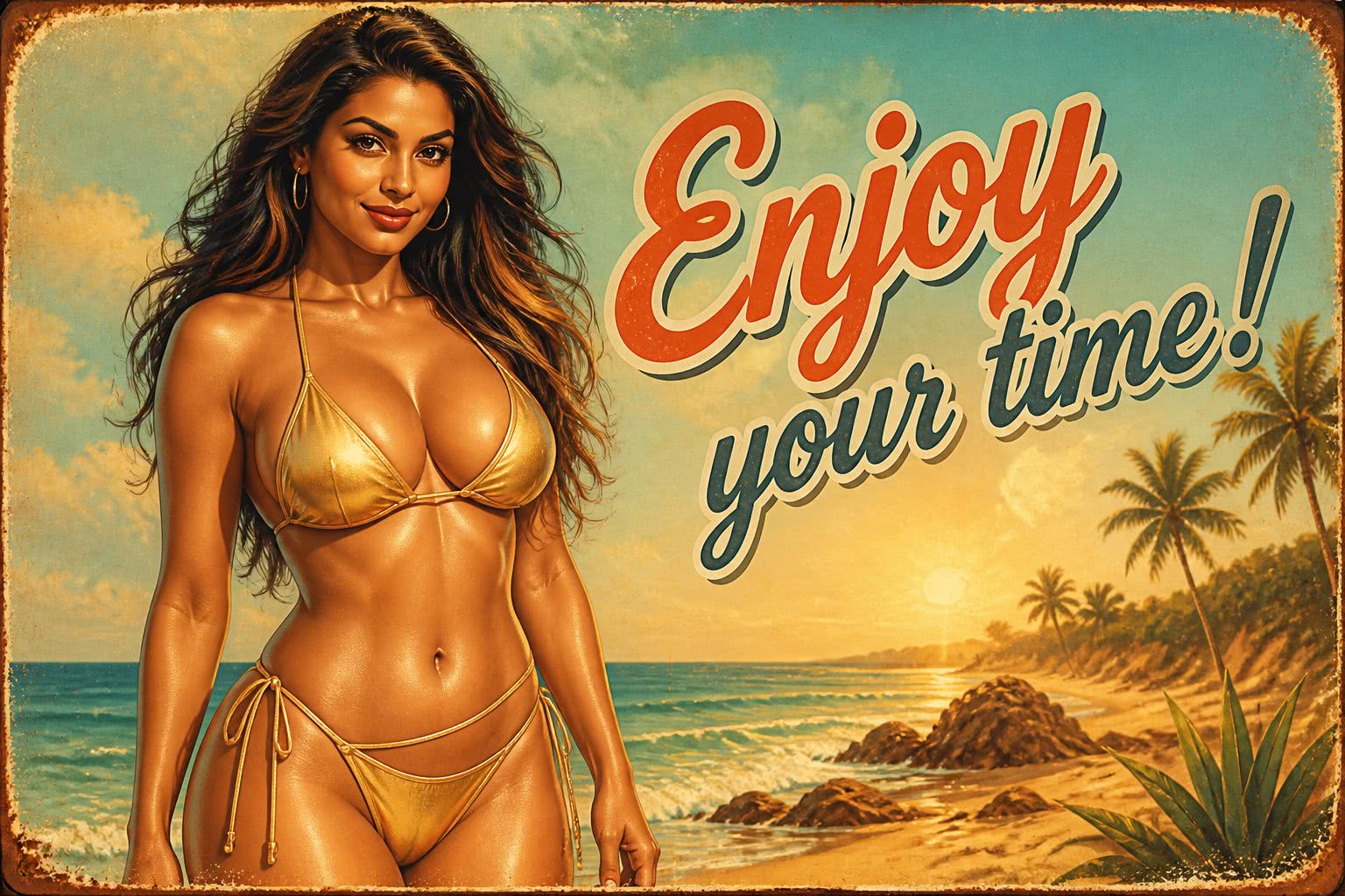 Złote bikini, które rozświetli twoją wyjątkową urodę